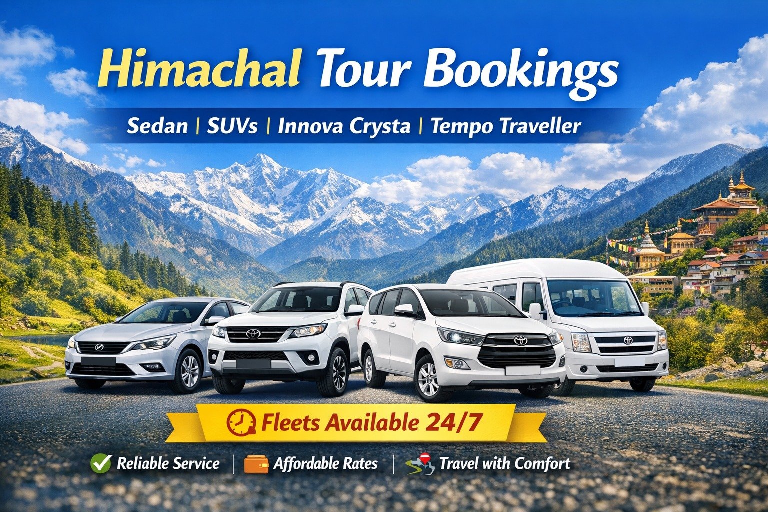 Delhi to Himachal - Cab 4 Trip