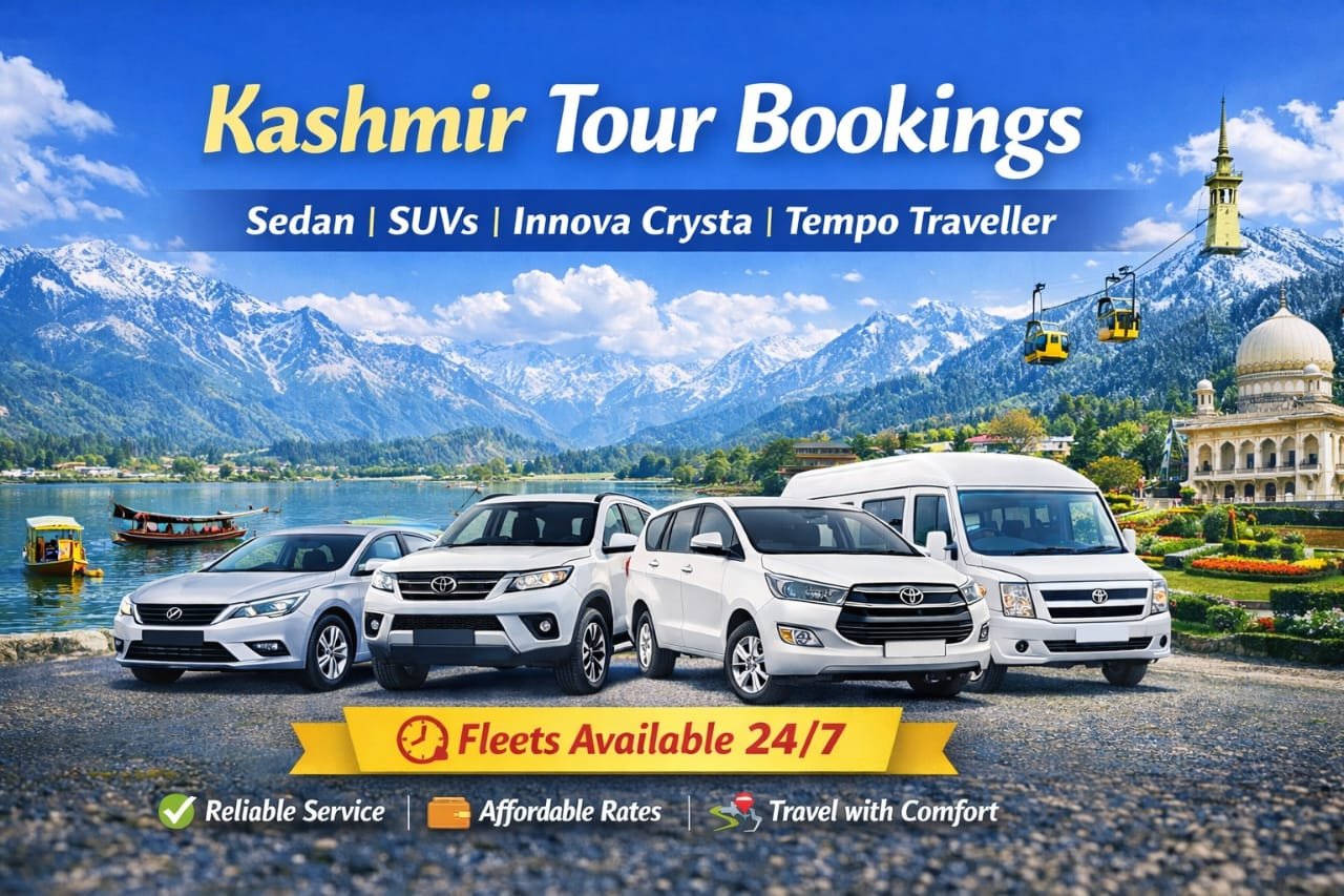 Delhi to Kashmir - Cab 4 Trip