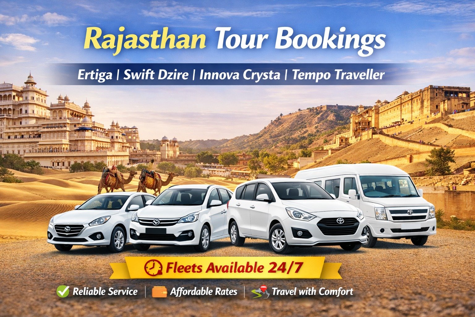 Delhi to Rajasthan - Cab 4 Trip