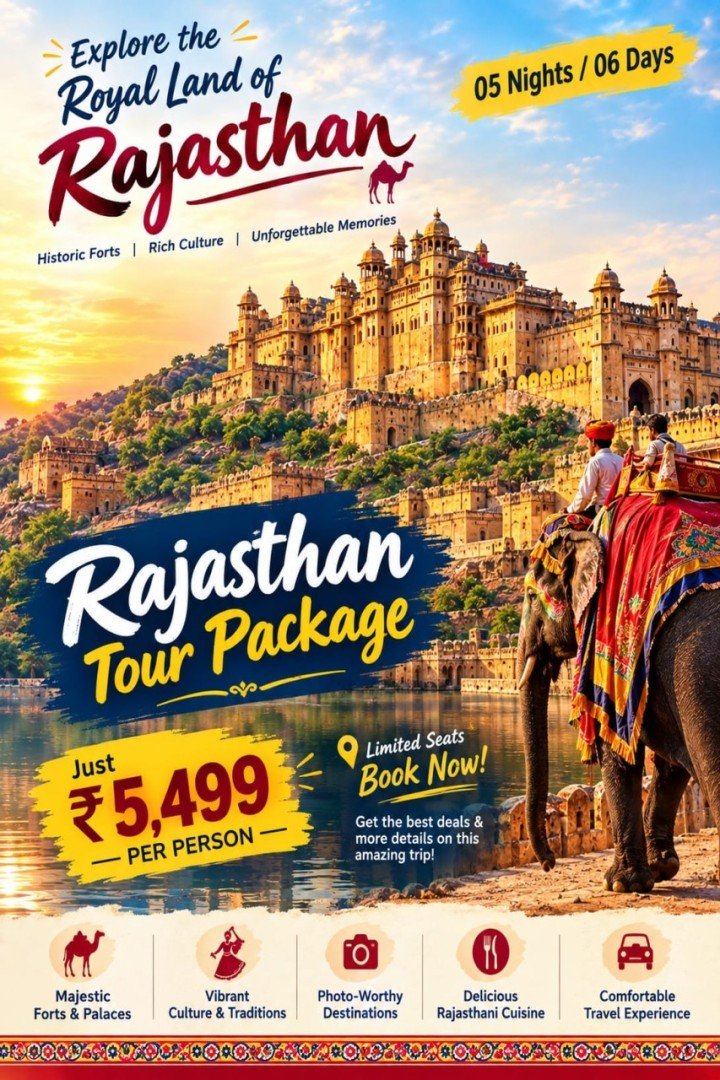Rajasthan Tour Package | Cab 4 Trip | Cab Booking
